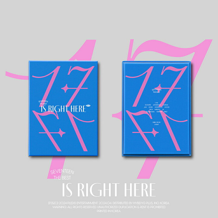 楽天市場】SEVENTEEN 17 IS RIGHT HERE / SEVENTEEN BEST ALBUM ( DEAR 