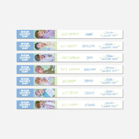 NCT DREAM - RANDOM MASKING TAPE [DREAM LAUNDRY SHOP] ランダム マスキング テープ カード スペシャル 秘密 特別 公式グッズ
