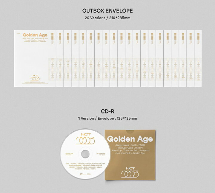 楽天市場】NCT Golden Age / The 4th Album (Collecting Ver.) 20種中 