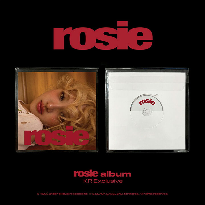 楽天市場】ROSE ロゼ - rosie / first studio album (KR Exclusive 