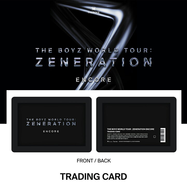 楽天市場】【即国内発送】 THE BOYZ TRADING CARD / THE BOYZ WORLD 