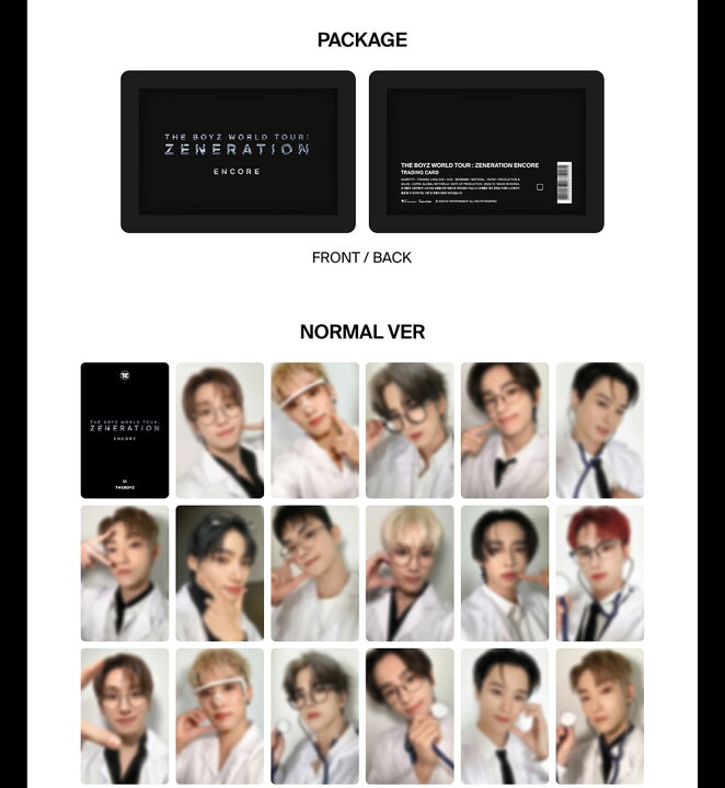 楽天市場】【即国内発送】 THE BOYZ TRADING CARD / THE BOYZ WORLD 