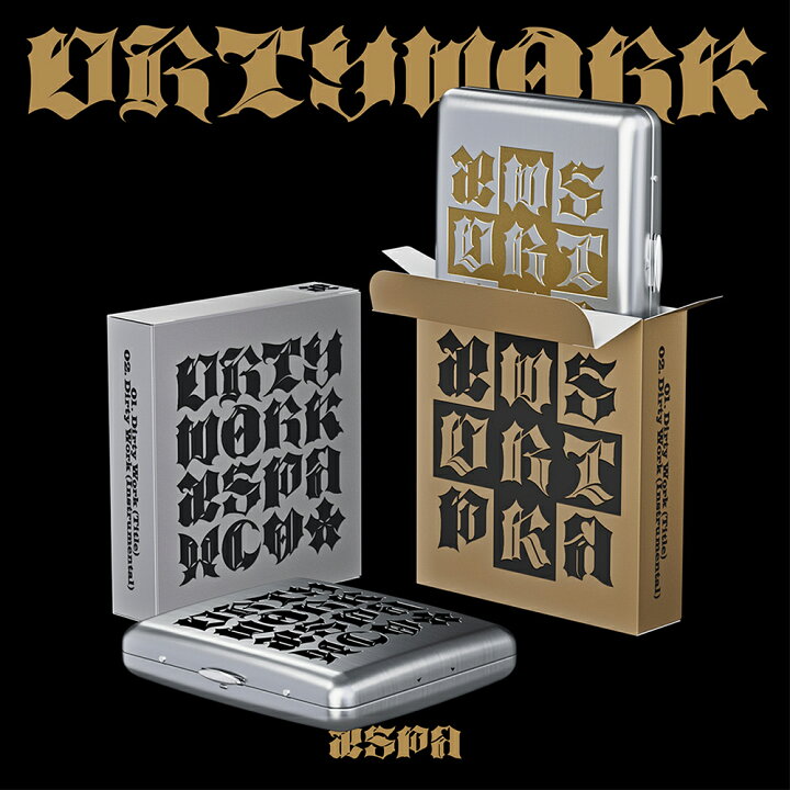 楽天市場】aespa - Dirty Work / SINGLE ALBUM (Dirty Case Ver.) 2種 