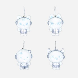 aespa - FANLIGHT DOLL KEY RING (SILVER ver.) / 2025-26 aespa LIVE TOUR [SYNK : aeXIS LINE] OFFICIAL MD エスパ ミニ ドル シンボル シルバー ぬいぐるみ 飾り 推し活【韓国版】