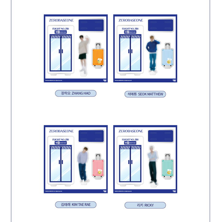 楽天市場】値下げ ZEROBASEONE ACRYLIC STAND OFFICIAL ゼベワン 公式 