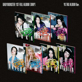 BABYMONSTER ベイビーモンスター DRIP / 1st FULL ALBUM (YG TAG ALBUM Ver.) 7種中選択 YG SELECT 特典 トレカ 初回特典