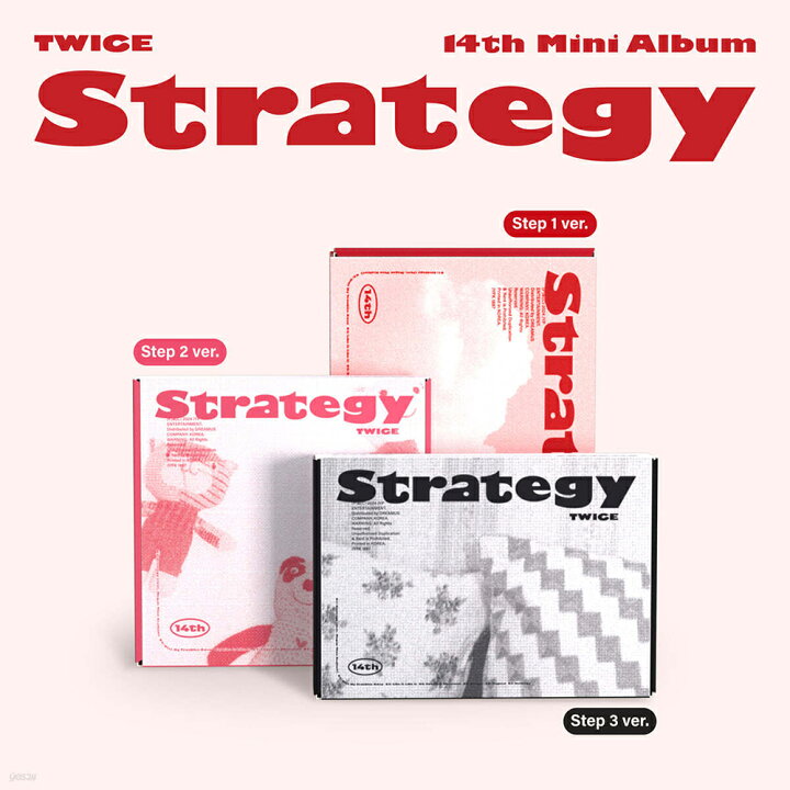 楽天市場】TWICE トゥワイス STRATEGY / 14th Mini Album 3種中選択 