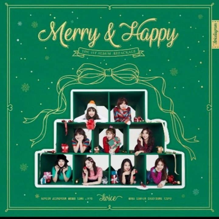 楽天市場】TWICE トゥワイス Merry & Happy 1st Album Repackage 1集 