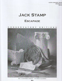 (楽譜) エスカペイド / 作曲：ジャック・スタンプ (吹奏楽)(スコア+パート譜セット) 【※必ずページ内に記載の納期をご確認ください】