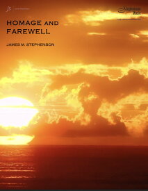 (楽譜) 追悼と別れ / 作曲：ジェイムズ・スティーヴンスン (吹奏楽)(スコア+パート譜セット) 【※必ずページ内に記載の納期をご確認ください】