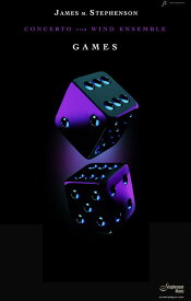 (楽譜) 吹奏楽のための協奏曲「ゲームズ」 / 作曲：ジェイムズ・スティーヴンスン (吹奏楽)(スコアのみ) 【※必ずページ内に記載の納期をご確認ください】