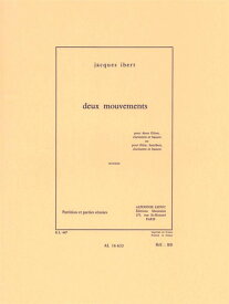 (楽譜) 2つの断章 / 作曲：ジャック・イベール (木管4重奏)【※必ずページ内に記載の納期をご確認ください】
