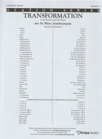 (楽譜) トランスフォーメーション（映画「美女と野獣」より） / 作曲：アラン・メンケン（編曲：ジャンブールクィン） (吹奏楽)(フルスコアのみ)【※必ずページ内に記載の納期をご確認ください】