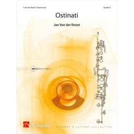 (楽譜) オスティナーティ / 作曲：ヤン・ヴァンデルロースト (吹奏楽)(フルスコアのみ)【※必ずページ内に記載の納期をご確認ください】