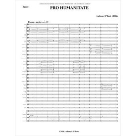 (楽譜) プロ・ヒューマニテイト / 作曲：アンソニー・オトゥール (吹奏楽)(スコア+パート譜セット)【※必ずページ内に記載の納期をご確認ください】