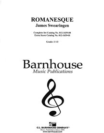 (楽譜) ロマネスク / 作曲：ジェイムズ・スウェアリンジェン (吹奏楽)(フルスコアのみ)【※必ずページ内に記載の納期をご確認ください】
