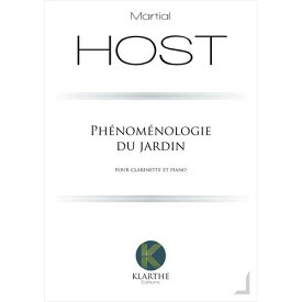 (楽譜) 庭園の現象学 / 作曲：マーシャル・ウスト (クラリネット)【※必ずページ内に記載の納期をご確認ください】