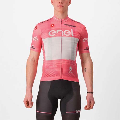 Castelli カステリ メンズ サイクル ジャージ Giro106 Competizione(Rosa Giro)   半袖 春・夏用