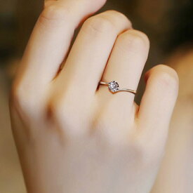 モアサナイト リング レディース 結婚 指輪 0.5ct シンプル 指輪 ダイヤモンド より輝く ファッションリング 小ぶり トレンド おしゃれ 8号～19号 キラキラ 誕生日 彼女 母の日 プレゼント ギフト 結婚記念日 送料無料