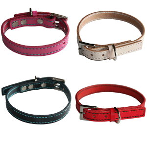 犬 首輪 犬の首輪 超小型犬 小型犬 中型犬 猫の首輪 名入れ 名前入れ 本革 ソーイング 犬首輪 猫首輪 犬用 猫用 リードセット あり 柔らかい 革 幅1.2cm/1.5cm おしゃれ かわいい 名前入り 名前