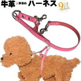 犬 胴輪 ハーネス 革 本革 Easy ハーネス 超小型犬 小型犬 革幅1cm ※首輪との併用で使用する簡易ハーネスとなり、単品でハーネスとして使用できません※ 犬用 皮 柔らかい 軽量 おしゃれ かわいい 簡単装着 パグ 豆柴 レザー ジョイント 負担が少ない 日本製 プレゼント