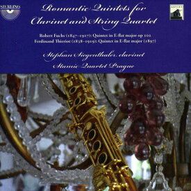 Siegenthaler / Stamic Quartet Prague - Romantic Quintets for Clarinet ＆ String Quartet CD アルバム 【輸入盤】