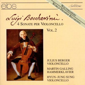 Boccherini / Julius Berger / Martin Galling - Cello Sonatas: #6 in a; #9 in F; #10 in C Min, Etc CD アルバム 【輸入盤】
