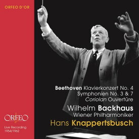 L.V. Beethoven / Wilhelm Backhaus - Piano Concerto No. 4 ＆ Symphonies Nos. 3 ＆ 7 CD アルバム 【輸入盤】