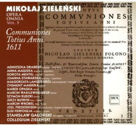 Zielenski / Galonski - Opera Omnia 5: Communiones Totius Anni 1611 CD アルバム 【輸入盤】