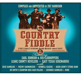 Country Fiddle-Early String Band Music / Var - Country Fiddle: Fine Early String Band Music 1924-1937 CD アルバム 【輸入盤】