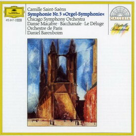 Saint-Saens / Barenboim / Cso - Symphony 3 Organ / Samson Bacchan CD アルバム 【輸入盤】