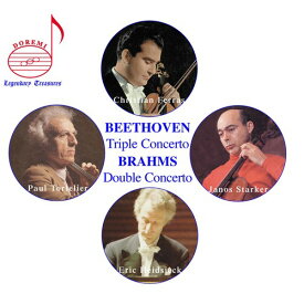 Beethoven / Brahms / Ferras / Tortelier / Starker - Triple ＆ Double Concertos CD アルバム 【輸入盤】