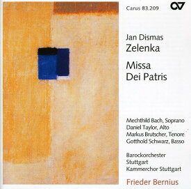 Zelenka / Bernius / Stuttgart Baroque Orchestra - Missa Dei Patris CD アルバム 【輸入盤】
