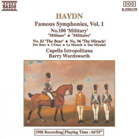 Haydn / Wordsworth / Capella Istropolitana - Symphonies 82, 96 ＆ 100 CD アルバム 【輸入盤】