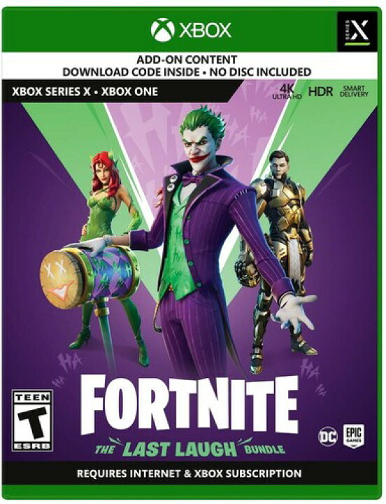 楽天市場】Fortnite: The Last Laugh Bundle for Xbox Series X and Xbox One 北米版 輸入版  ソフト : WORLD DISC PLACE