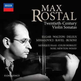 Max Rostal - 20th Century Violin Sonatas CD アルバム 【輸入盤】