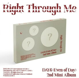 Day6 (Even of Day) - Right Through Me (incl. 84pg Photobook, Photocard, Unit Photocard, Postcard + Still-Cut Sticker) CD アルバム 【輸入盤】