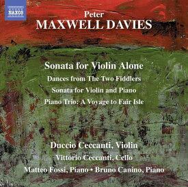 Davies / Ceccanti / Fossi - Maxwell Davies: Sonata for Violin Alone CD アルバム 【輸入盤】
