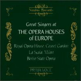 Great Singers: Opera Houses of Europe / Various - Great Singers at the Europe Op CD アルバム 【輸入盤】