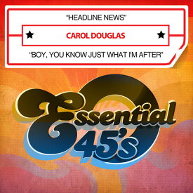 キャロルダグラス Carol Douglas - Headline News / Boy, You Know Just What I'm After CD アルバム 【輸入盤】
