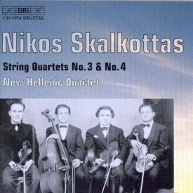Skalkottas / New Hellenic Quartet - String Quartets 3 ＆ 4 CD アルバム 【輸入盤】
