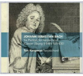 J.S. Bach / Koopman - Six Partitas for Harpsichord BWV 825-830 CD アルバム 【輸入盤】