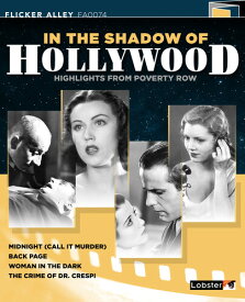 In the Shadow of Hollywood: Highlights From Poverty Row ブルーレイ 【輸入盤】