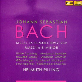 J.S. Bach / Sonntag / Lipovsek / Crook / Schmidt - Messe in H-Moll Mass in B minor CD アルバム 【輸入盤】