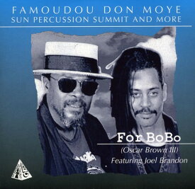 Famoudou Don Moye - For Bobo CD アルバム 【輸入盤】