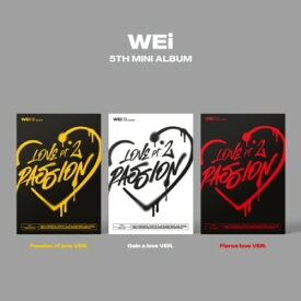 Wei - Love Pt.2 : Passion - incl. 84pg Photo Book, Lyric Book, Film Photo, ID Card + 2 Photo Cards CD アルバム 【輸入盤】