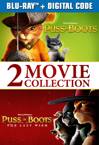 超話題新作 Puss in Boots: 2-Movie Collection ブルーレイ 【輸入盤