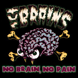 Brains - No Brain No Pain - Green/purple Haze Splatter LP レコード 【輸入盤】