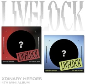 Xdinary Heroes - Livelock - Digipack - ランダムカバー - incl. 20pg Photobook, Photocard, Removable Sticker + Lyric Poster CD アルバム 【輸入盤】