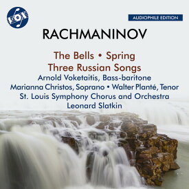 Rachmaninoff / Voketaitis / Slatkin - Bells Op. 35 Spring, Op. 20 Three Russian Songs CD アルバム 【輸入盤】